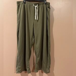 Men's Olive Green Drawstring Lounge Pants Size 6XL NEW